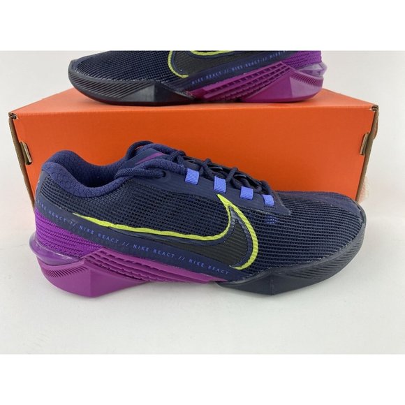 Nike React Metcon Turbo Black Purple Women's Size 6 Training Shoes CT1249-400 - Picture 4 of 12